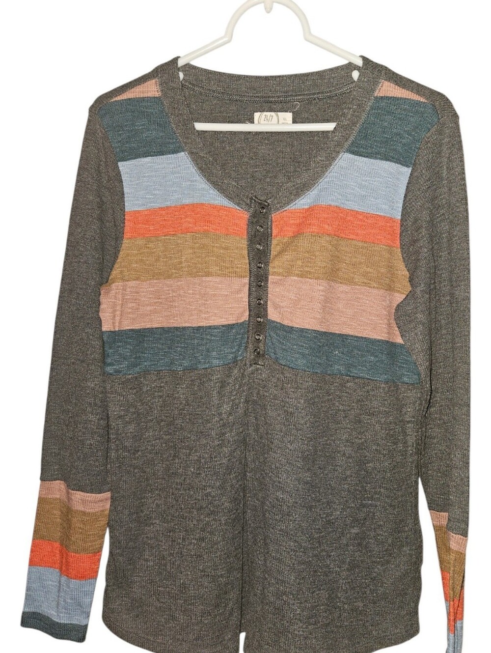 24/7 Maurices Knit Henley